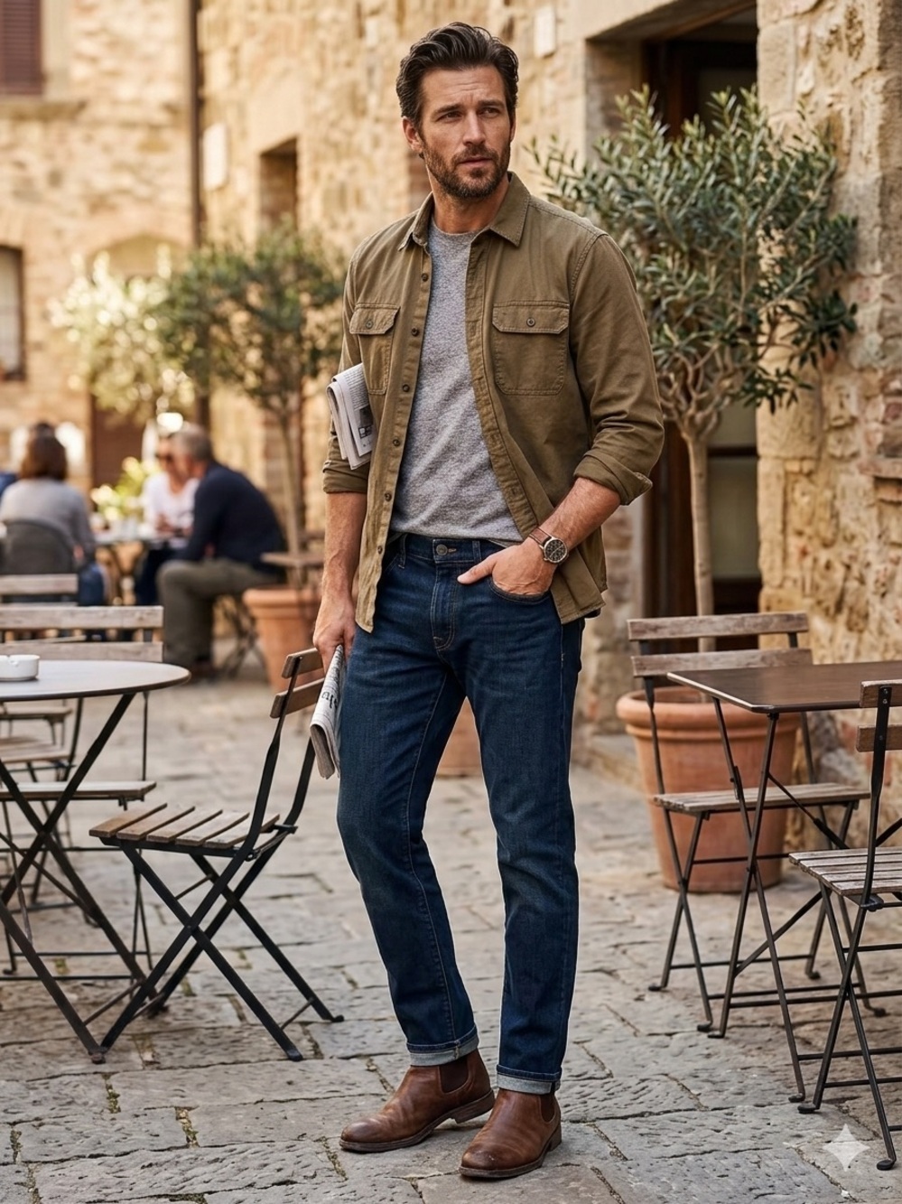 Men’s American Eagle Straight Original Taper in Dark Indigo‎ Blue 32/32